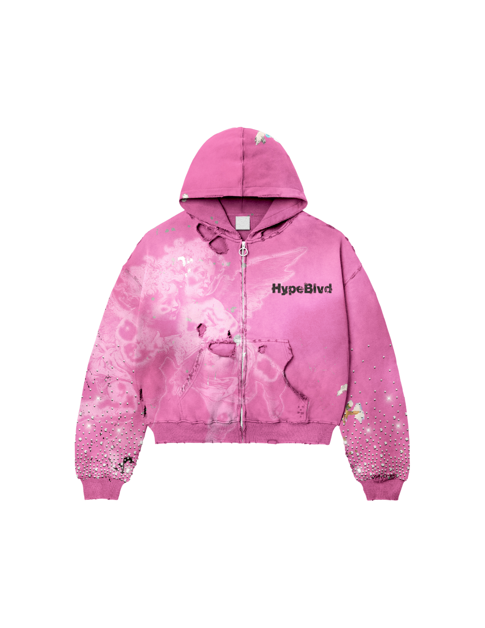 "CELESTIA PINK" ZIP UP